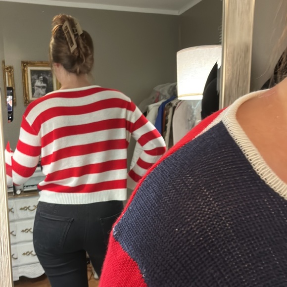 Red, White & Blue Sweater - Picture 3 of 4
